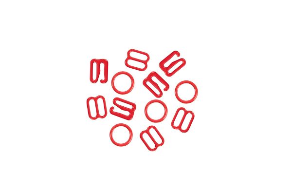 Набор фурнитуры металл 10.0 мм, 5х12 шт, 04 красный, Blitz CRR-10