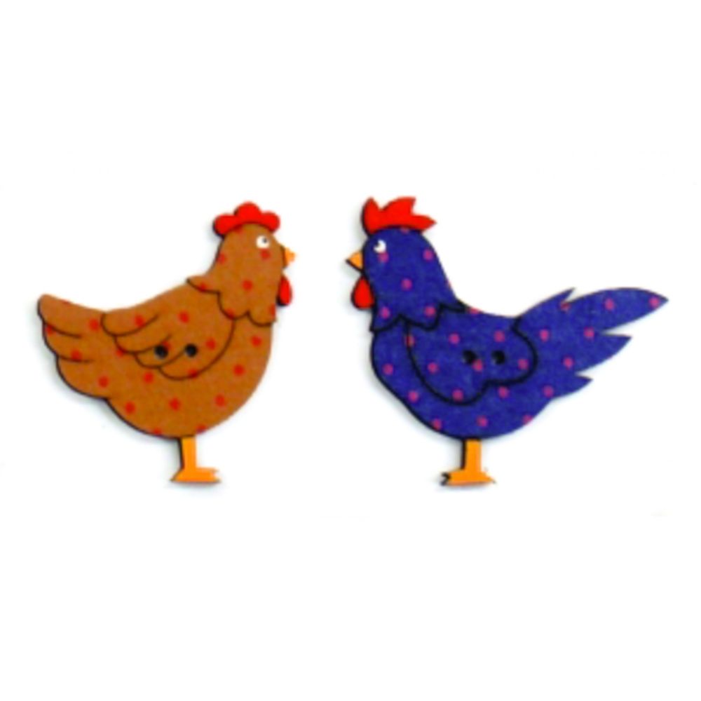 Украшения декоративные пуговицы AU-B4631, Aurora, 1 шт