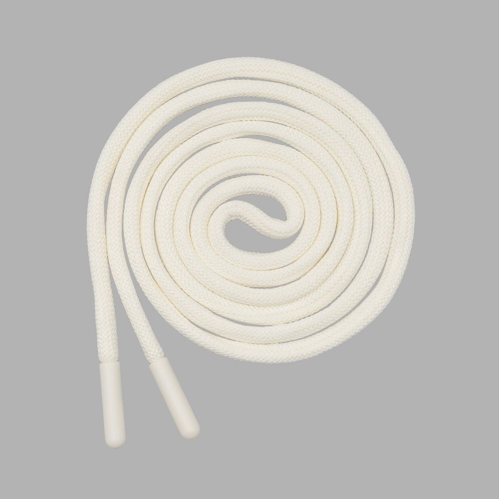 Шнурок декоративный круглый ⌀5.0 мм / 135см, 1 шт, 39 молочный, 3AR2808