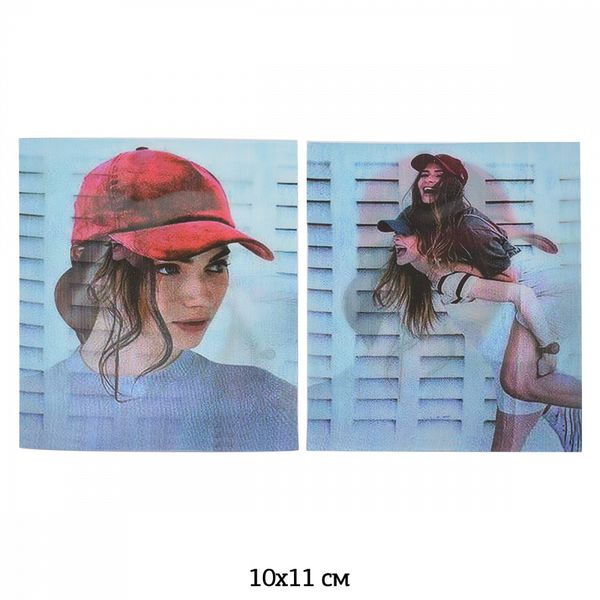 Термоаппликация 3D (интерактивные) 3D03 10х11см, 5 шт