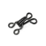 Крючки пришивные 19 мм, латунь 3 черный цв, Prym