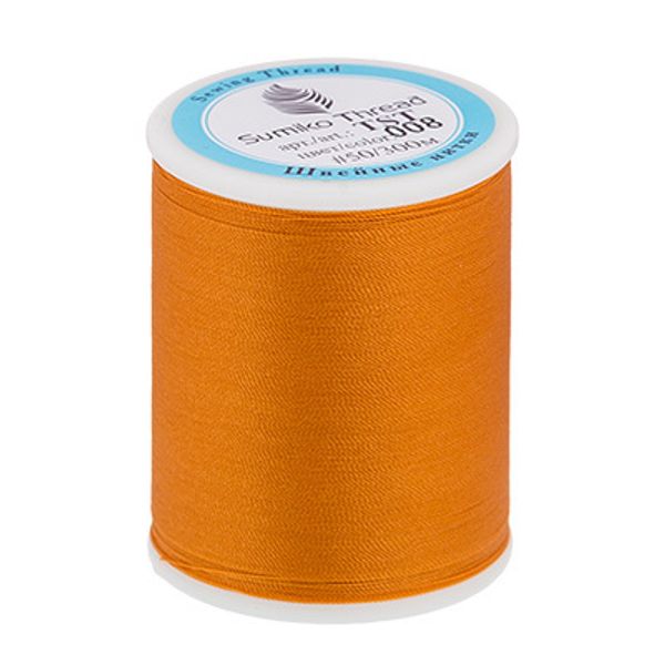 Нитки для трикотажных тканей SumikoThread 300 м, (328 ярд), 008 охра