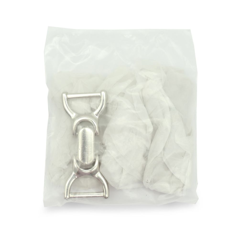 Пряжка-застежка 18 мм никель мет, 4 шт