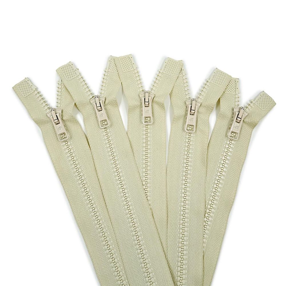 Молния трактор Arta Т6 (6 мм) 2 зам., разъем., 110 см, цв. 151 св.ваниль, уп.5 шт