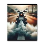 Тетрадь ученическая общая, глянцевая ламинация A5 48 л. на скобе 65 г/м², белизна 100% 10 шт клетка, 01505 Это кто на мотоцикле?, Светоч Т71