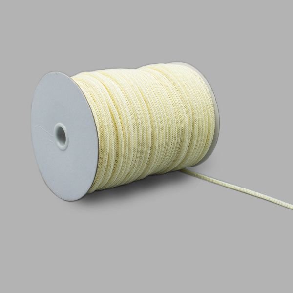 Шнур бумажный для крафт-пакетов ⌀5.0 мм, 100 м, PR008 молочный