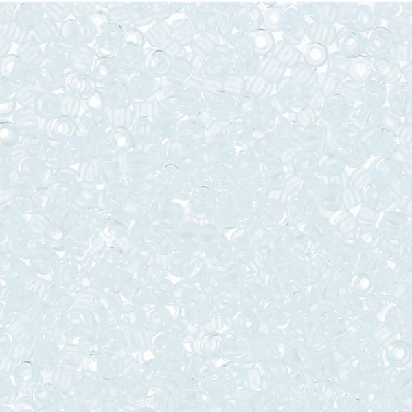 Бисер Toho 15/0 круглый (1.5 мм), 25 г (5х5 г), 0001 прозрачный