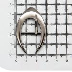 Пряжка, 20 мм, никель черный, 10 шт /TOS/