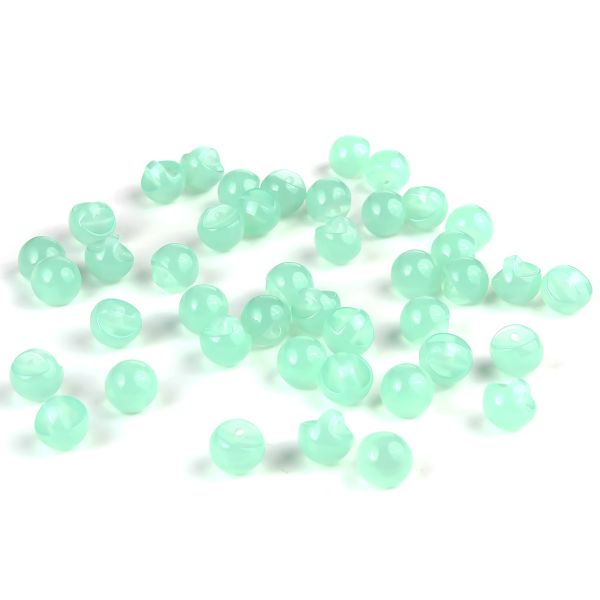 Пуговицы на ножке под камень из смолы 11мм (лунный), 100 шт