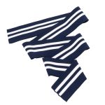 Подвяз (довяз) трикотажный 6.0х120.0 см, т.синий с белым, CL-053