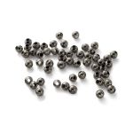 Бусины железо ⌀4.5 мм, 50 шт, №03 под черный никель, DC-045