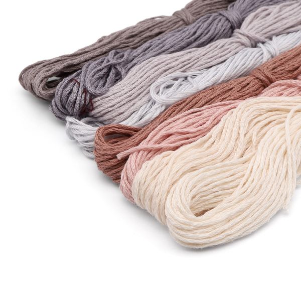 Набор хлопкового мулине Пастельные тона, 8 штх8м, Bestex