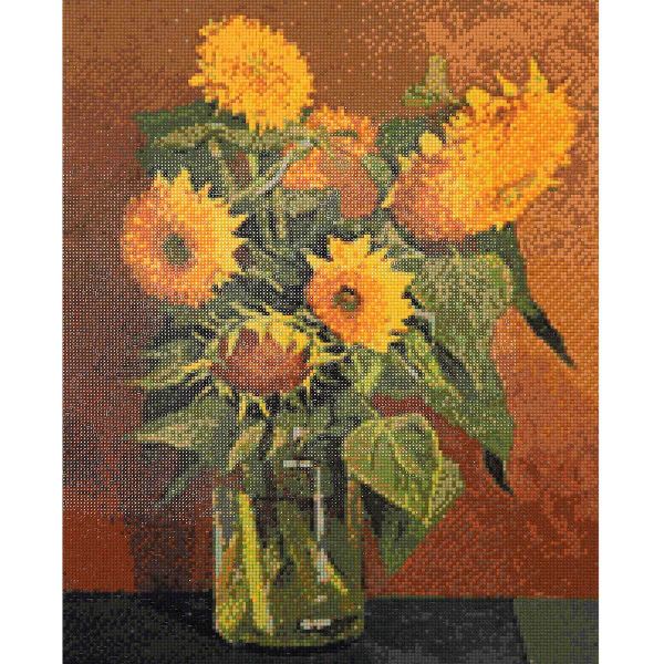 Алмазная (кристальная) мозаика Cristyle, Солнечный букет, 40х50 см