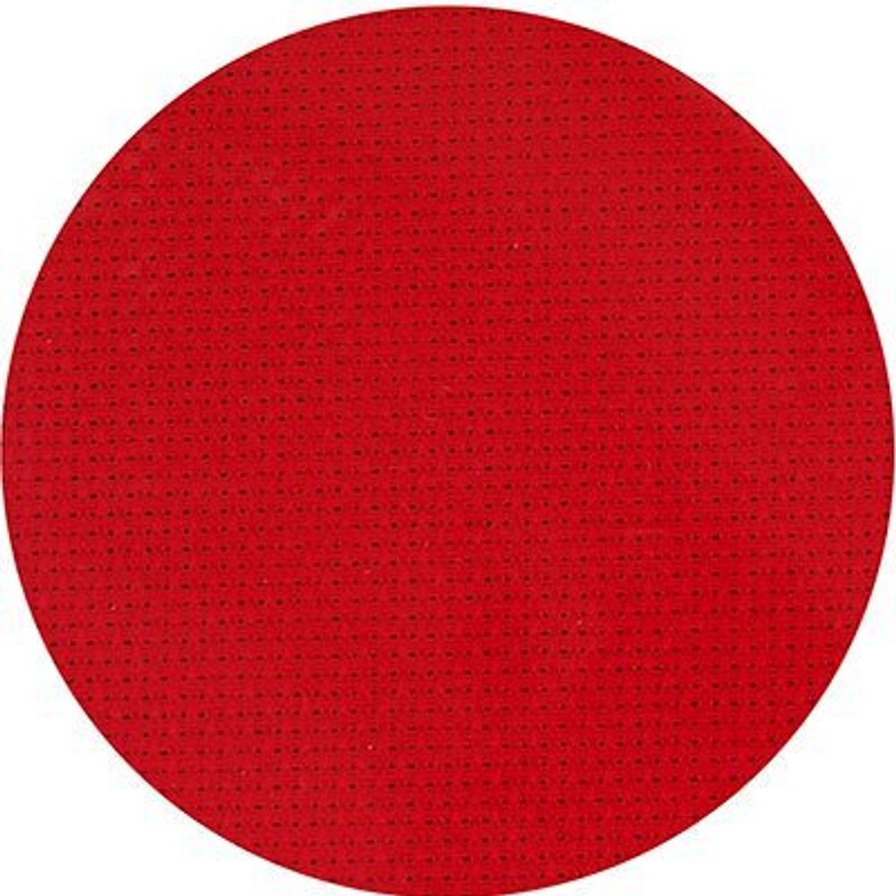 Канва крупная №854 (960) (10смх44кл) шир.150 см цв.красный, 5 метров