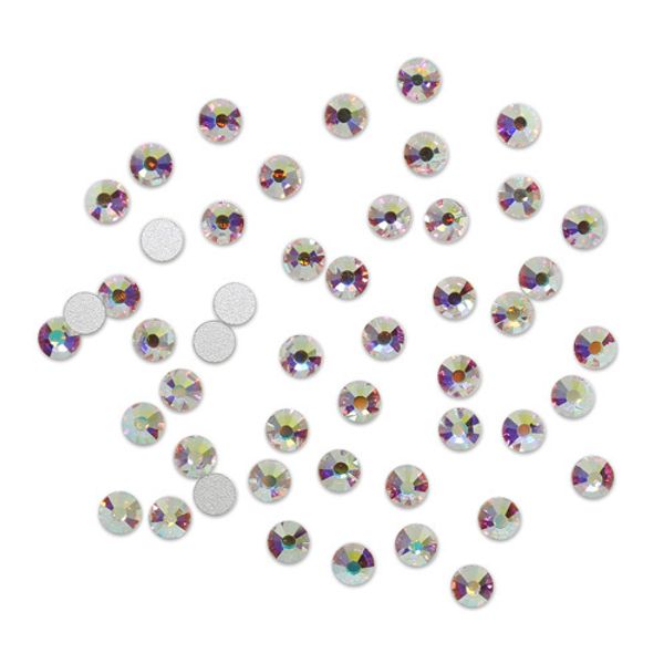 Стразы Preciosa без клея Crystal АВ SS12 50 шт