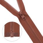 Молния трактор Arta Т6 (6 мм) 1 зам., разъем., 40 см, (2076), A236 терракотовый, НОВЫЙ МАТОВЫЙ ЗАМОК, уп.5 штук