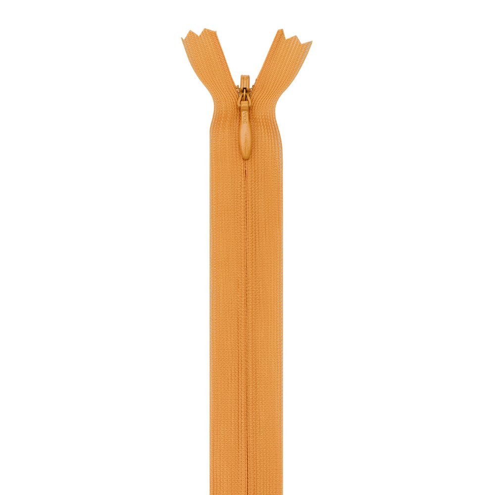 Молния потайная (скрытая) Т3 (3 мм) 1 зам., н/раз., 50 см, золото, 31285 / 50, 10 шт