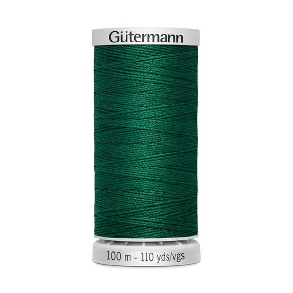 Нитки суперкрепкие Gutermann Extra Strong M782, 100м, 340 зеленый трилистник, 5 катушек