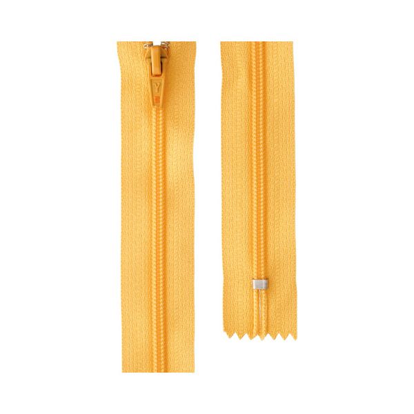 Молния спираль (витая) Т4 (4 мм) 1 зам., н/раз., 20 см, G004A, цв. 111 св.оранжевый, 1 шт, Gamma