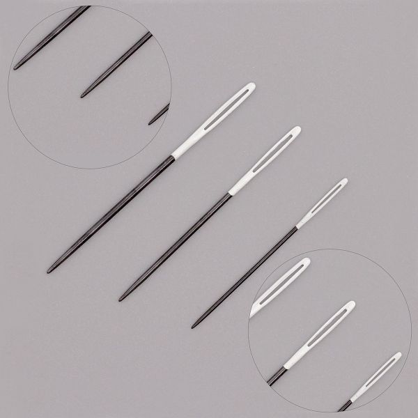 Иглы ручные гобеленовые Black Tapestry, №18-24, белое ушко, 6 шт Pony