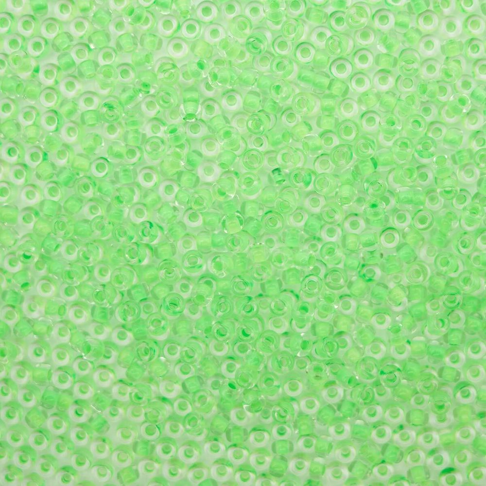 Бисер Preciosa прозрачный с цв.центром 10/0, круг.отв, 50 г, (08756)