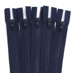 Молния трактор Arta Т6 (6 мм) 2 зам., разъем., 100 см, цв. 044 т.синий, уп.5 шт