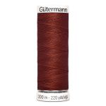 Нитки универсальные Gutermann Sew-all 100 (200 метров), 5 кат. | 227 коричнево-кирпичный