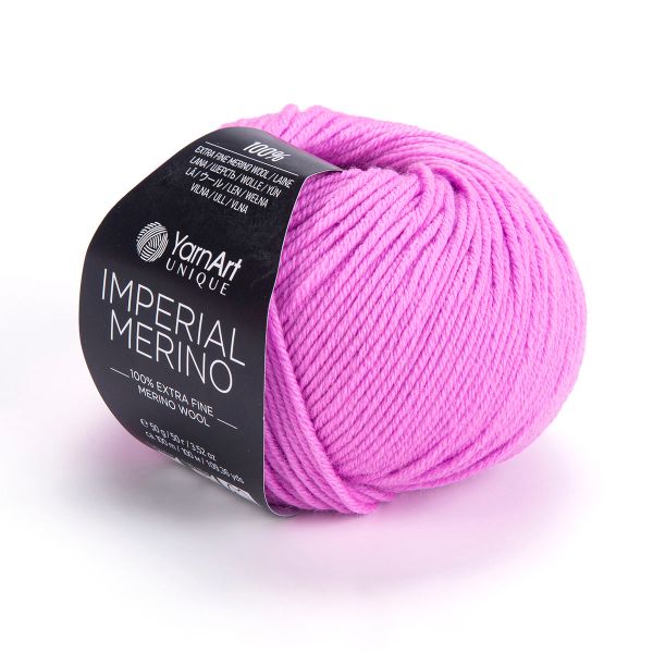 Пряжа YarnArt (ЯрнАрт) Imperial Merino / уп.10 мот. по 50 г, 100 м, 3323 розовая орхидея