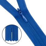 Молния потайная (скрытая) Т3 (3 мм) 1 зам., н/раз., 50 см, васил, 31320 / 50, 10 шт