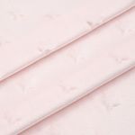 Плюш (ткань) Звезды 240 г/м², 45х50 см, ворс 2,5мм, розовый