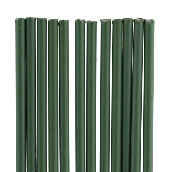 Проволока флористическая в оплетке ⌀0.7 мм, 5х30 шт, 40 см, 01зеленый, Blumentag PGW-0.7