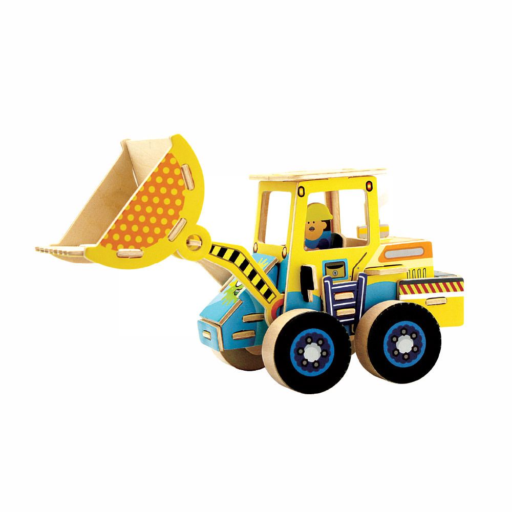 Пазл серия Дорожно-строительная техника RT-002, грузоподъемник, Rezark RT-002