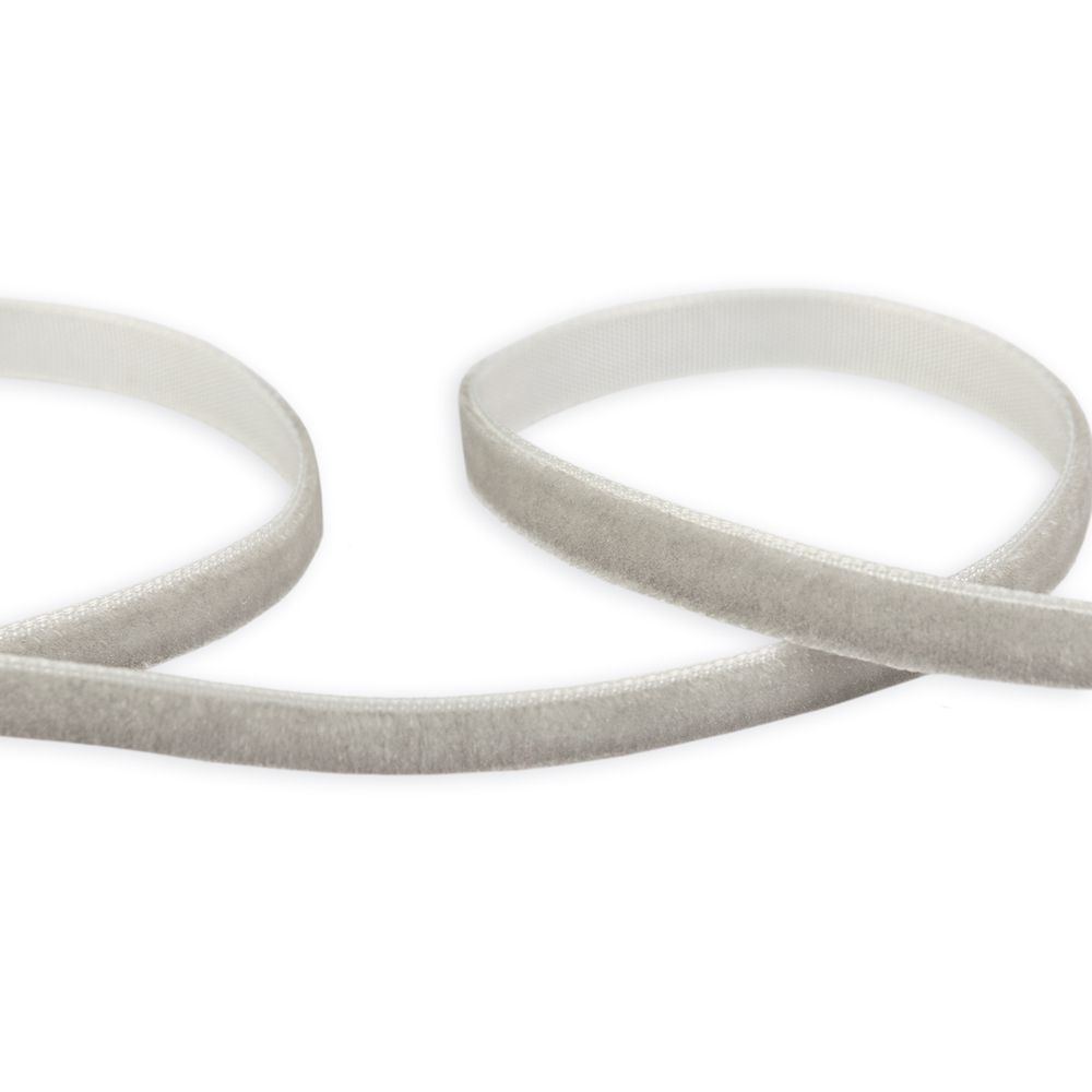 Лента бархатная (тесьма) 12.0 мм / 16.5±1 метра, 139 серый, Blitz VR-12