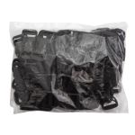 Фастекс (пряжка трезубец) пластик 20 мм, 50 шт, черный, 675092