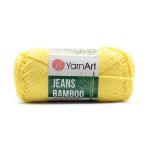 Пряжа YarnArt (ЯрнАрт) Jeans bamboo / уп.10 мот. по 50 г, 150м, 104 желтый
