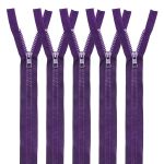 Молния трактор Arta Т6 (6 мм) 1 зам., разъем., 60 см, цв. 032 фиолетовый, уп.5 шт