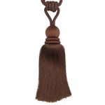 Кисти шторные 750.0 мм (общая) / 280.0 мм (кисть), 4 т.коричневый, 1 пара