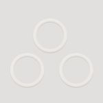 Кольца для бюстгальтера металл ⌀11.0 мм, 004 приглушенный белый, Arta, 50 шт