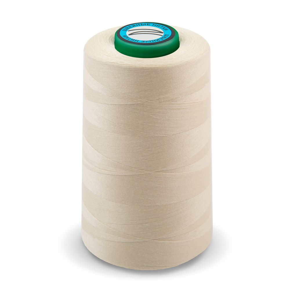 Нитки универсальные Nitka 40/2, 4570 м (5000 ярд) / 1 кат., 128 кремовый