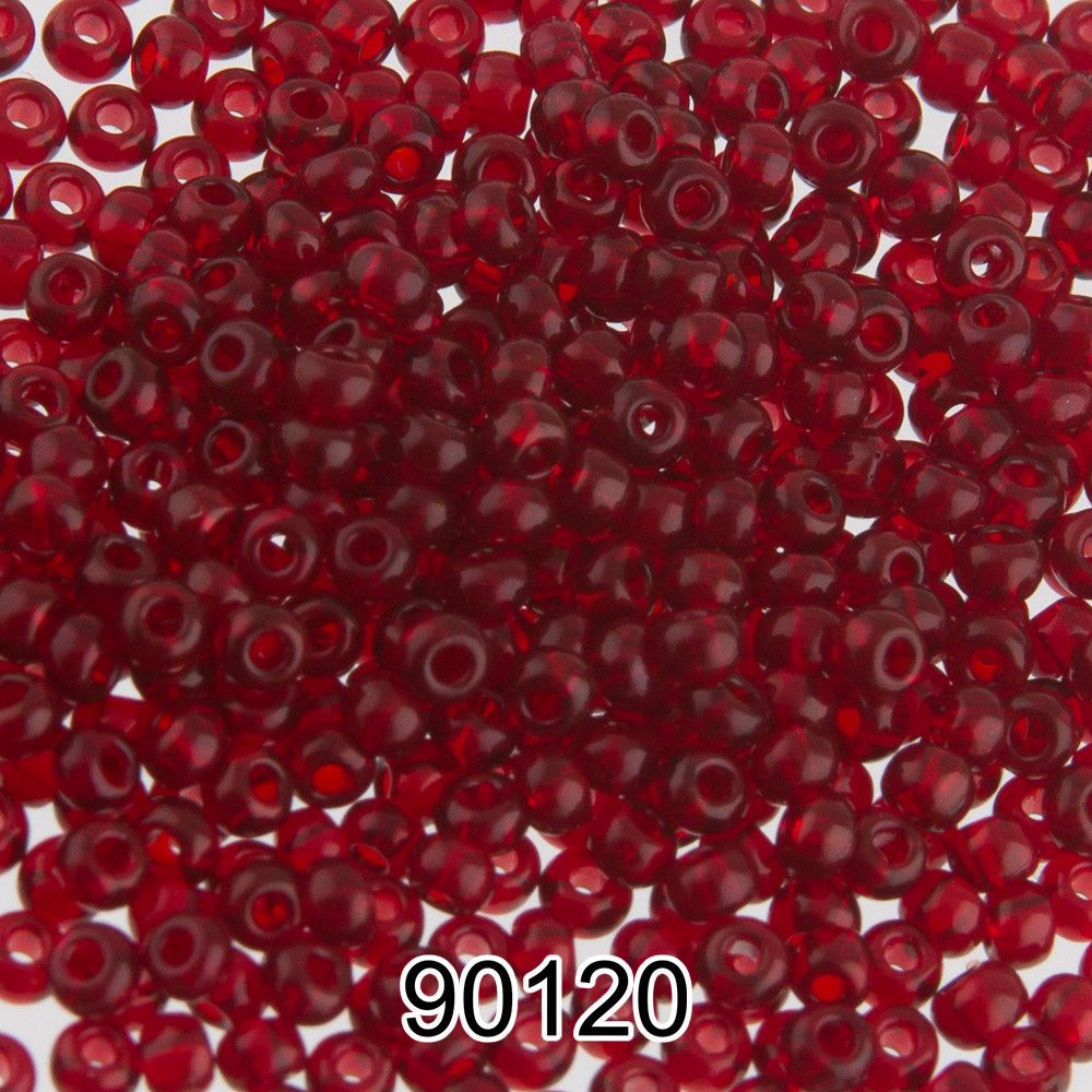 Бисер Preciosa круглый 10/0, 2.3 мм, 500 г, 90120 (Ф134) т.красный