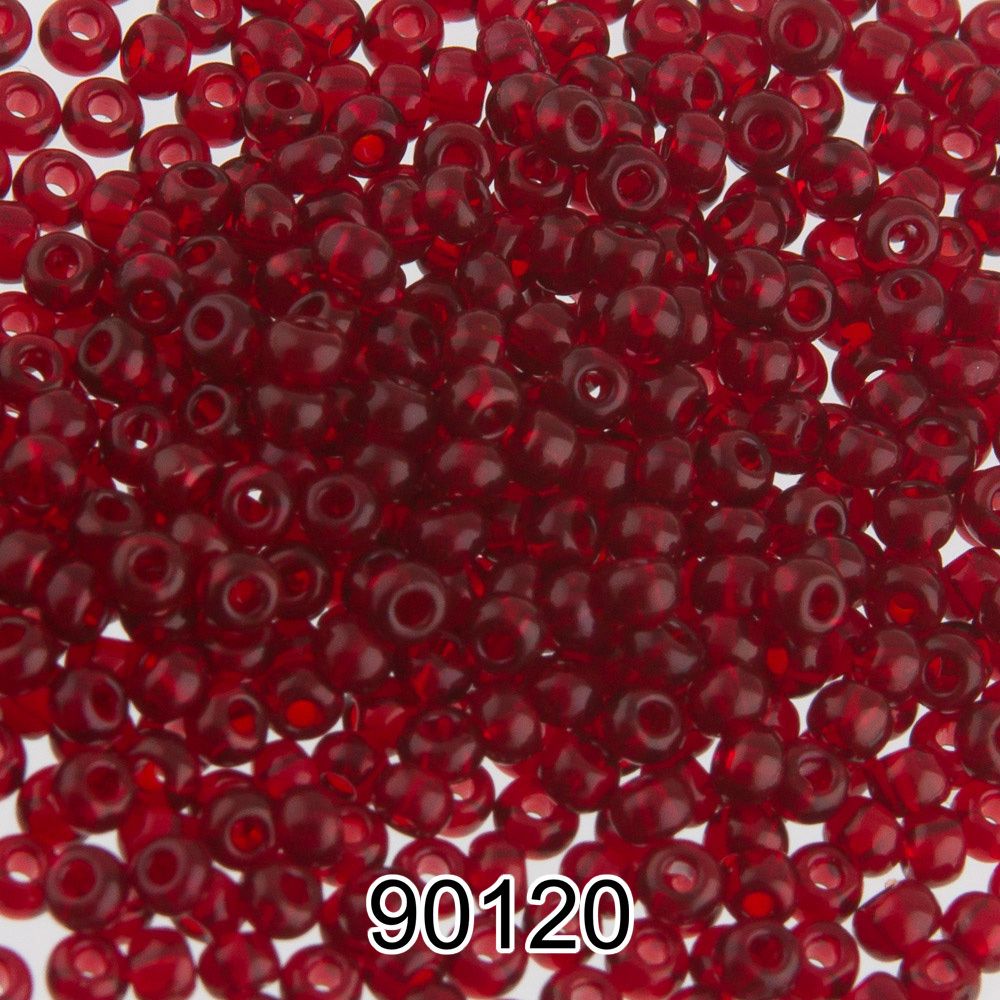 Бисер Preciosa 10/0 (2.3 мм), 500 г, 90120 (Ф134) т.красный