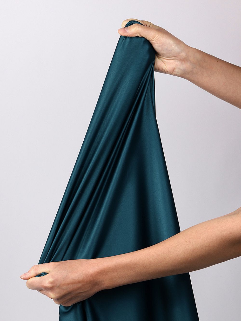 Атлас стрейч для нижнего белья 107 г/м², 125 см / 1 метр, 0180 цв.2063(07) атлантическая глубина