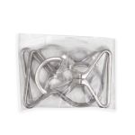 Пряжка-застежка 40 мм чер/никель, 4 шт, BIG