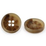 Пуговицы 4 прокола 24L (col.B (коричневый)) CN, 144 шт, S090085