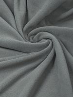 Флис 2-сторонний 190 г/м², 150 см / 2 метра, TBY-0059-307.2, цв.S307 серый