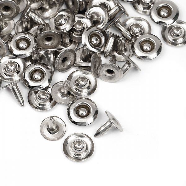 Хольнитены джинсовые 9.0 мм, никель, ТВ-R07, 1000шт