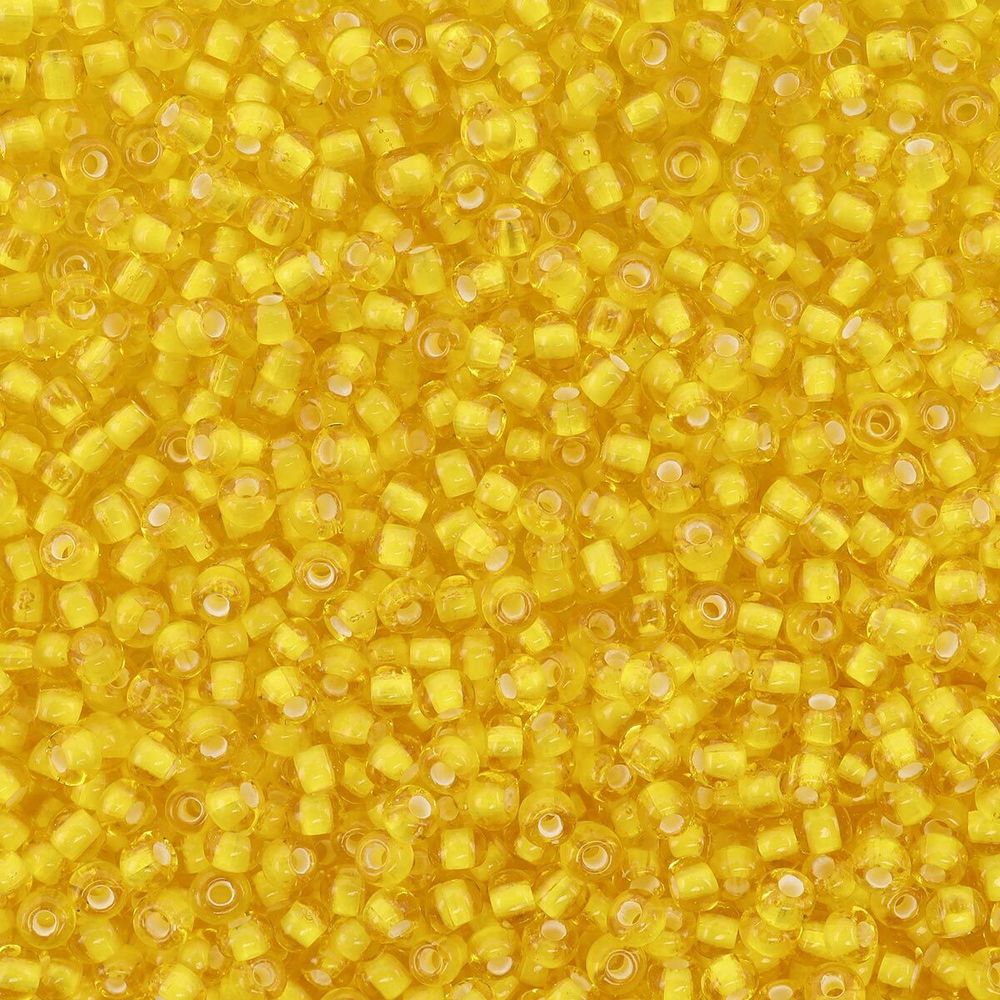 Бисер Preciosa прозрачный с цв. центром 10/0 (2.3 мм), круг.отв, 50 г, (85016)