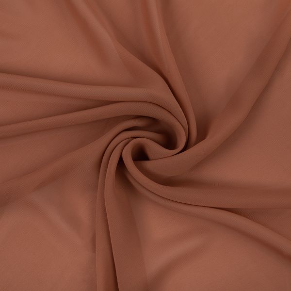 Ткань блузочная Poly Chiffon 84 г/м², 150х147 см, 24 медный, Gamma PC-02