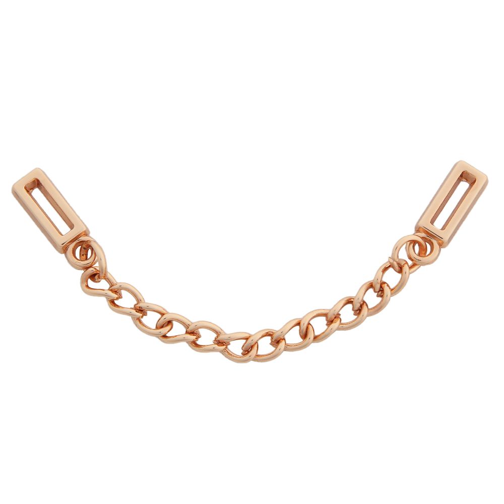 Цепочка-вешалка для верхней одежды 70 мм, золото цв.02, ГДЖ1514, 10 шт