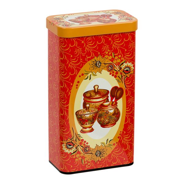 Коробочка жестяная 10.3х6.3х18.8 см, 02 Хохлома, Gamma MSB-02